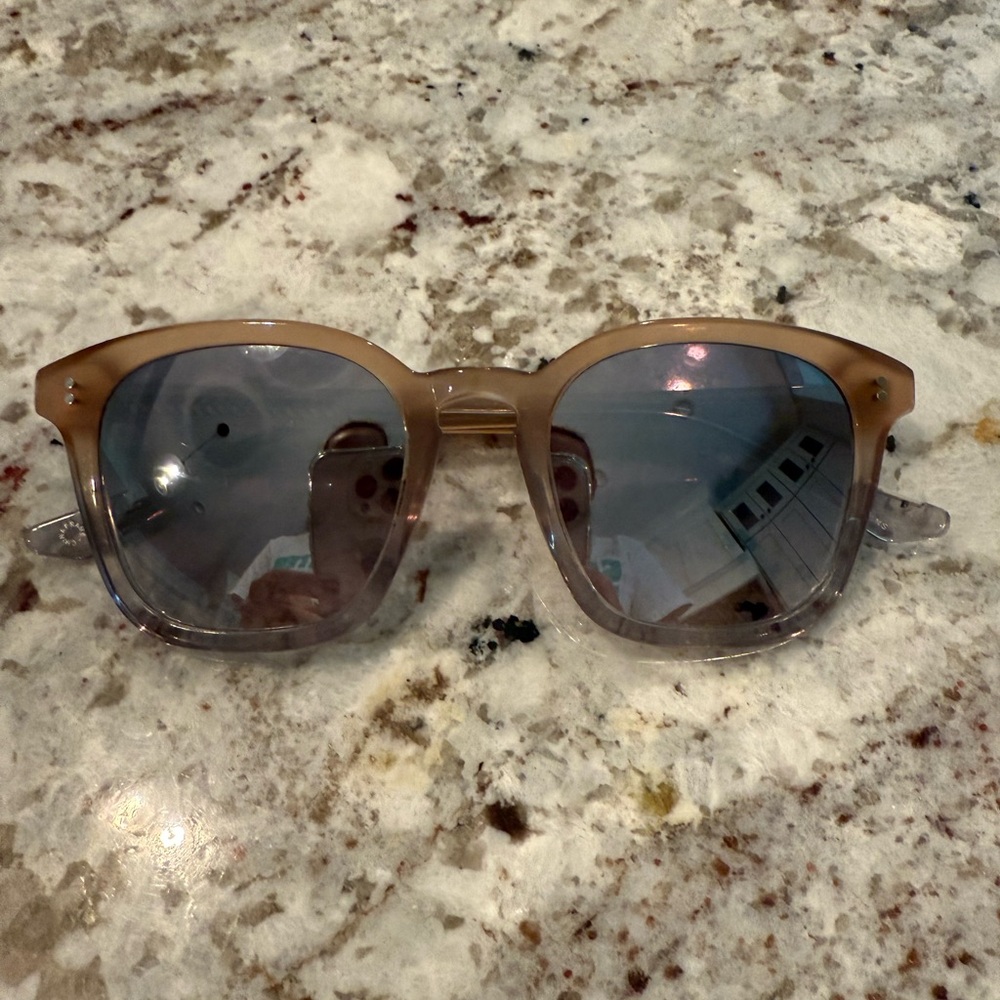 KREWE Brown and Gray Sunglasses
